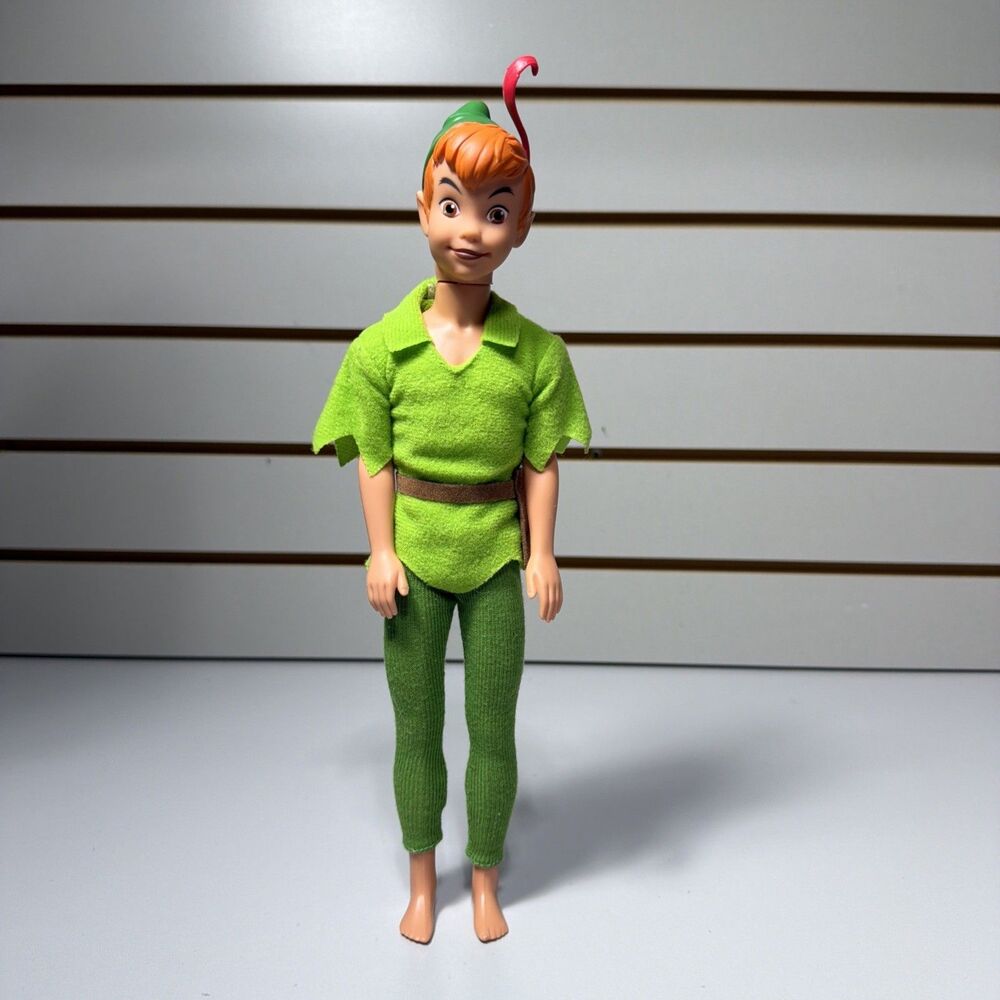 Vintage 1968 Mattel Disney Peter Pan 12" Doll Barbie With Oufit EUC